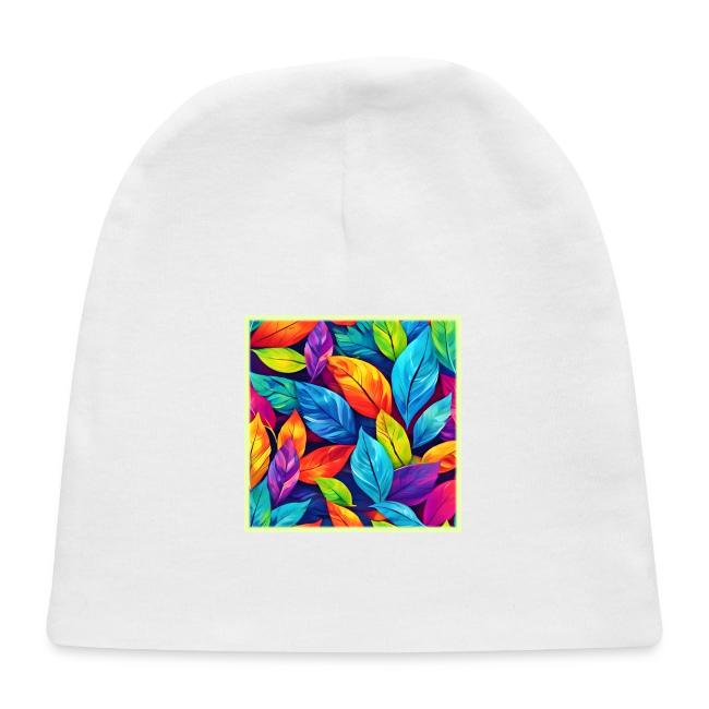 Colorful Foliage Pattern Artwork