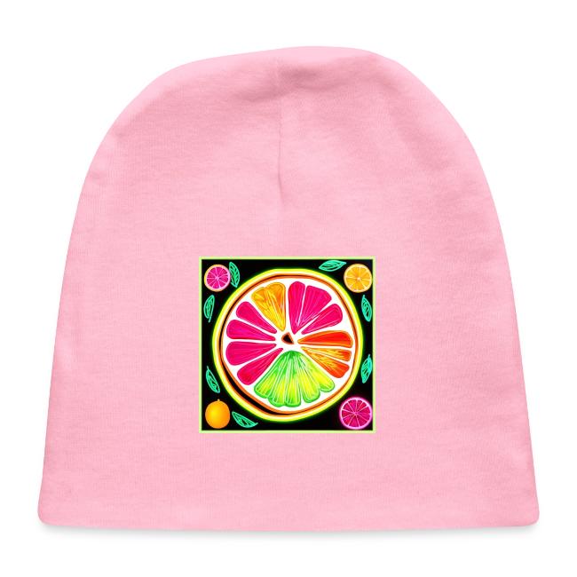 Neon Citrus Fruit Fiesta