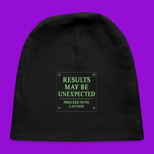 Results May Be Unexpected - Neon Green - Baby Cap