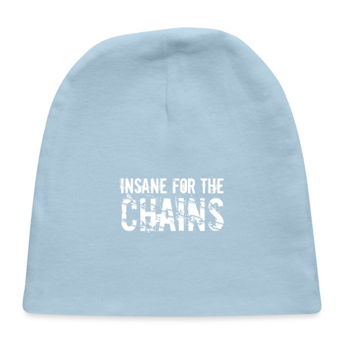Insane for the Chains White Print - Baby Cap