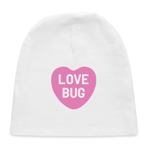 Love Bug Hot Pink Candy Heart - Baby Cap
