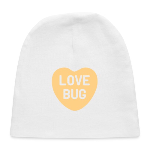 Love Bug Orange Candy Heart - Baby Cap