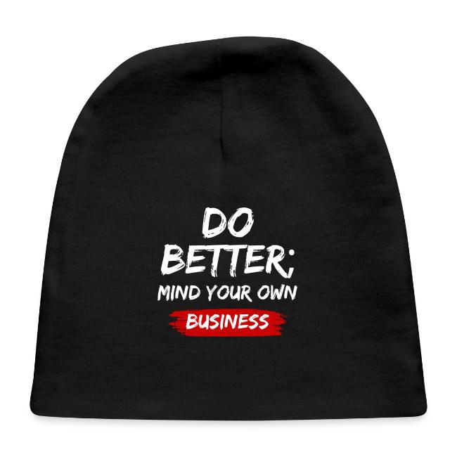 Do Better