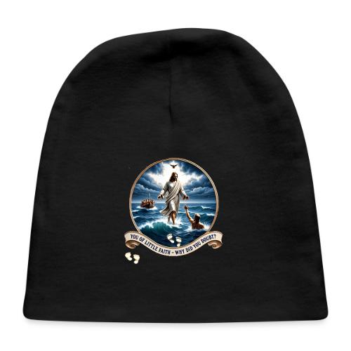 Walking On Water Faith T Shirt, Christian Miracle - Baby Cap