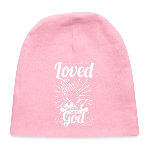 Loved By God - Alt. Design (White Letters) - Baby Cap