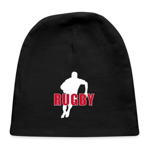 Bold Rugby Action Silhouette - Baby Cap