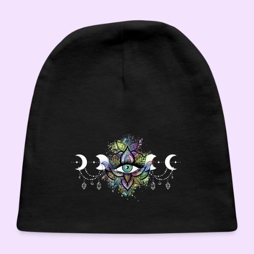 Third Eye Mandala - Moon Cycle Design - Baby Cap