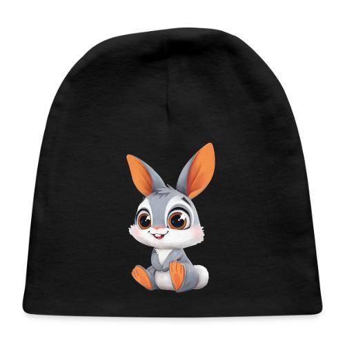 Multicolor Baby Rabbit Cartoon Sitting - Baby Cap