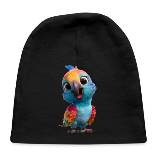 Colorful Cartoon Baby Parrot Design - Baby Cap
