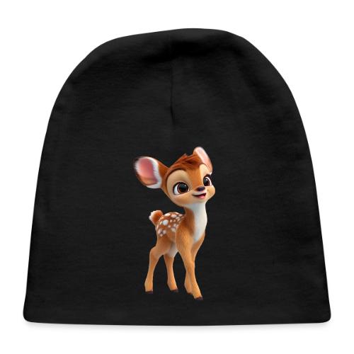 Sweet 3D Baby Deer with Big Eyes - Baby Cap
