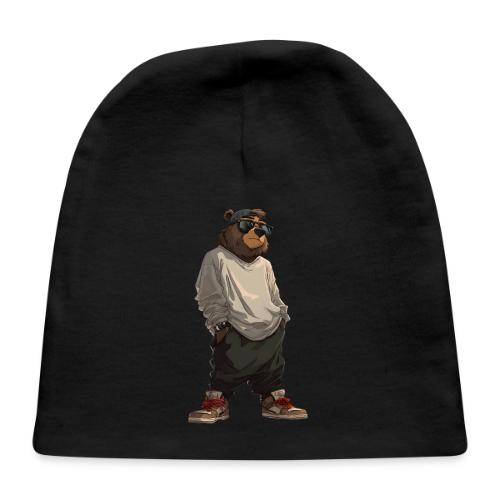Urban Streetwear Bear Cool Apparel Design - Baby Cap