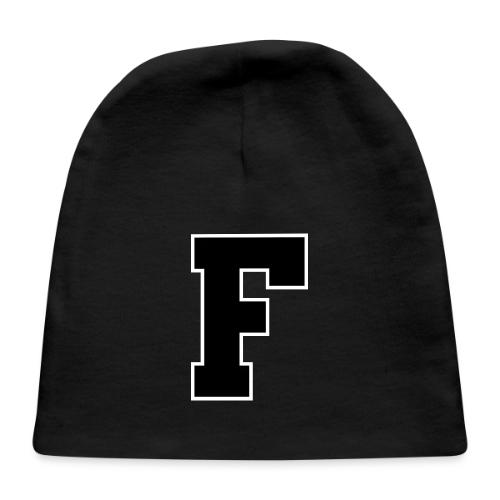 Varsity Letter F Athletic Monogram - Baby Cap