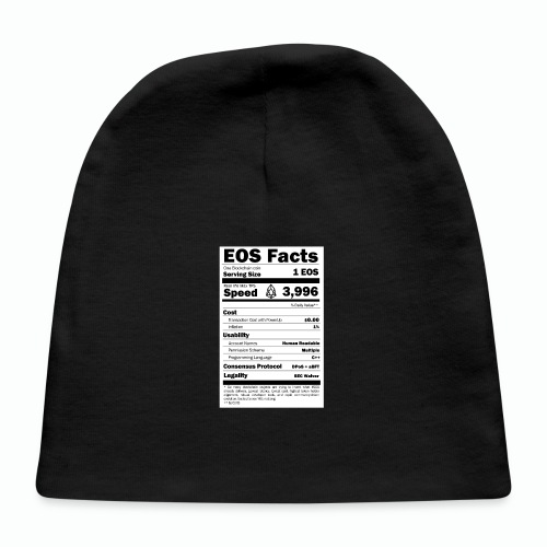 EOS NUTRITION FACTS T-SHIRT - Baby Cap