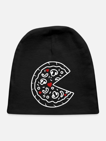 Pizza Dad - Baby Cap - black - Front