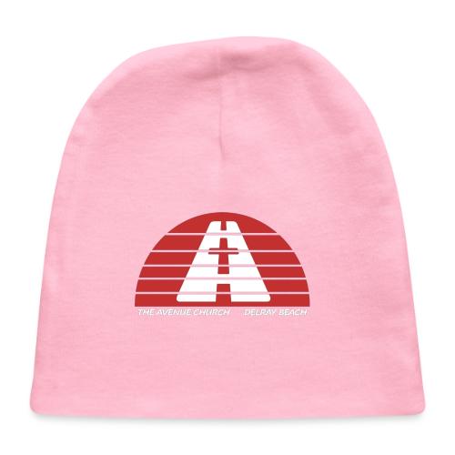 Avenue Church Red Sun, White Lettering - Baby Cap