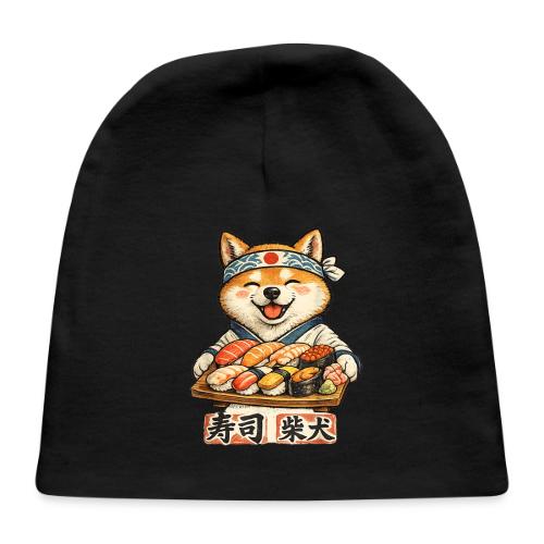 Funny Shiba Inu Sushi Kawaii Dog Tee - Baby Cap