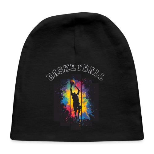 Basketball Slam Dunk Splash Design - Baby Cap