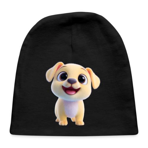 Playful 3D Baby Puppy Looking Up - Baby Cap