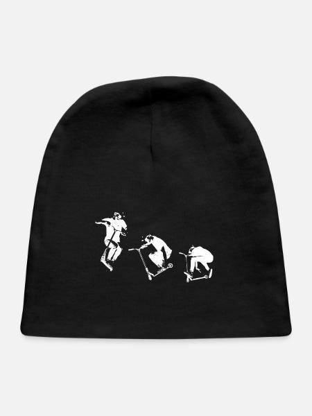 Scooter Stunt gift - Baby Cap - black - Front