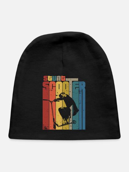 Stunt Scooter vintage - Baby Cap - black - Front