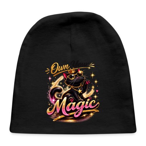 Own Your Magic – Glam Black Cat - Baby Cap