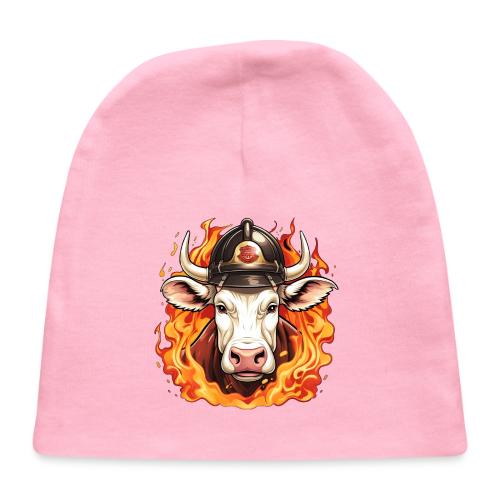 Firefighter cow - Baby Cap