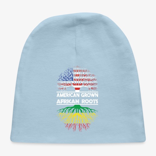 American Grown With African Roots T-Shirt - Baby Cap
