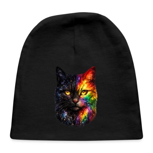 Cosmic Galaxy Rainbow Cat - Baby Cap