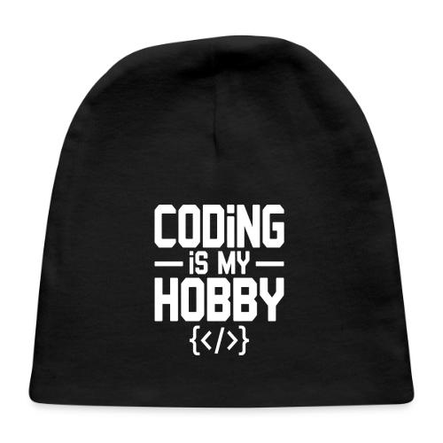Coding Is My Hobby Typography - Baby Cap