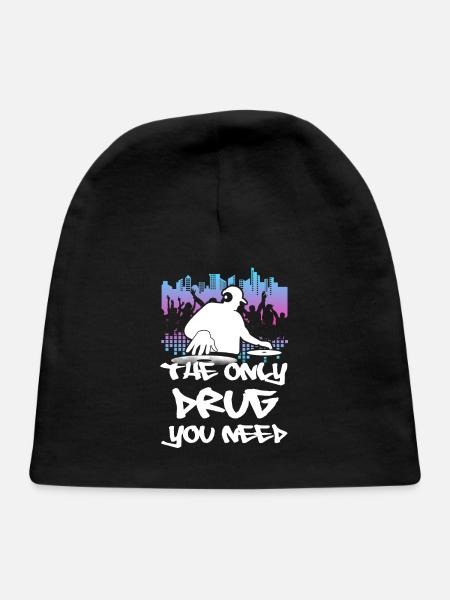 DJ - Baby Cap - black - Front