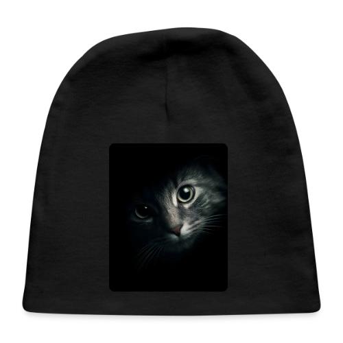 Cat Face in Shadow Close-Up Design - Baby Cap
