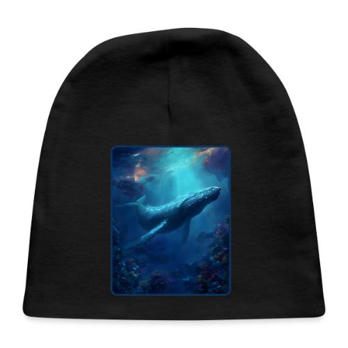 Humpback Whale Ocean Reef Design - Baby Cap