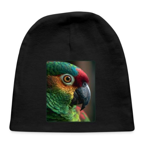 Colorful Parrot Close-Up Design - Baby Cap