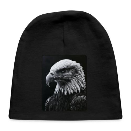 Black White Bald Eagle Design - Baby Cap