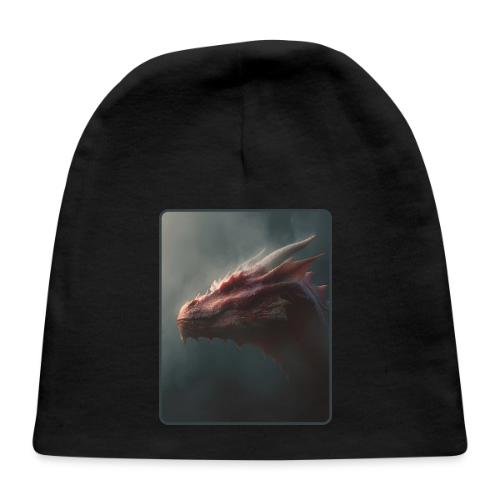 Red Dragon Fog Portrait Design - Baby Cap