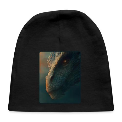 Golden Eye Dragon Close-Up Design - Baby Cap