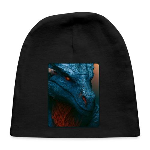 Turquoise Dragon Fire Eye Design - Baby Cap
