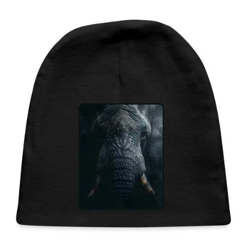 Shadow Elephant Intense Eyes Design - Baby Cap