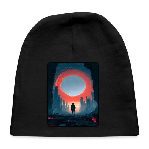 Cosmic Portal Future City Design - Baby Cap
