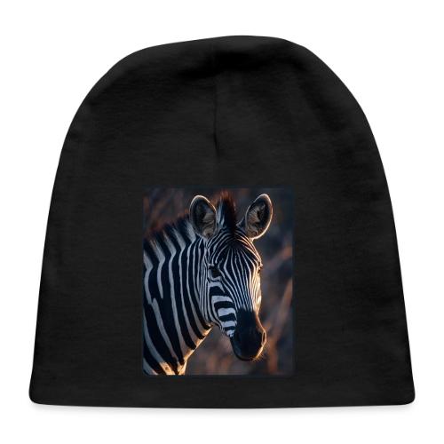 Majestic Zebra Sunset Portrait Design - Baby Cap