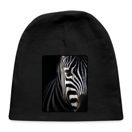 Zebra High Contrast Portrait Design - Baby Cap