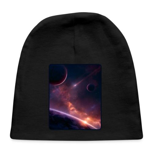 Cosmic Sunset Nebula Space Art - Baby Cap