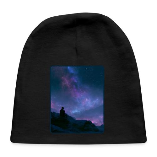 Stargazer Nebula Night Sky Art - Baby Cap