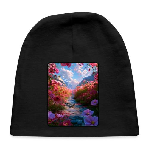 Dreamy Cosmos Valley Landscape Art - Baby Cap