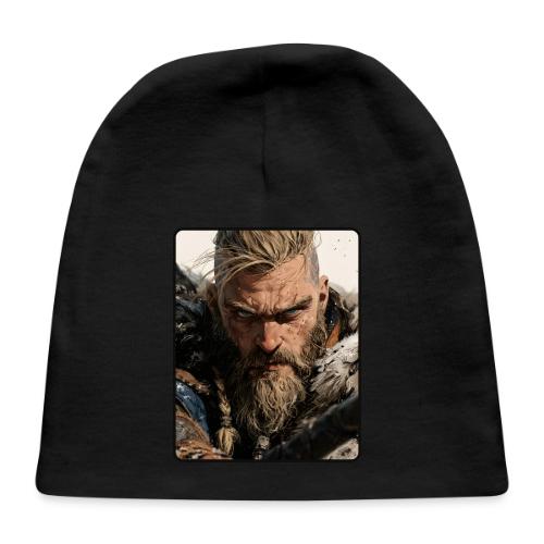 Fierce Viking Warrior Portrait - Baby Cap
