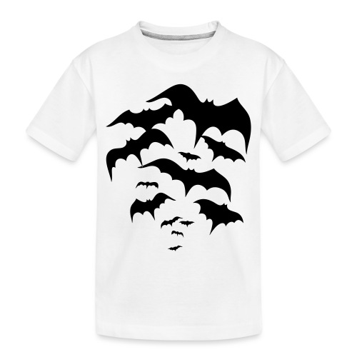 Swarm of flying bats. Vampires, dracula. - Toddler Premium Organic T-Shirt