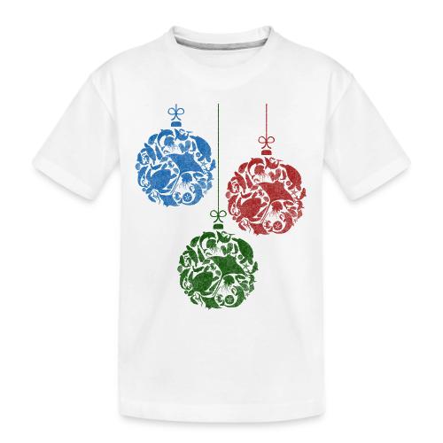 Coastal Christmas Ornament Group - Toddler Premium Organic T-Shirt