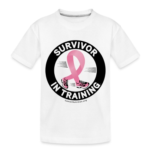 Pink Ribbon Survivor In Training - Toddler Premium Organic T-Shirt