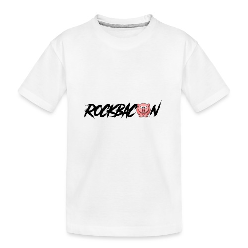 RockBacon with pig - Toddler Premium Organic T-Shirt