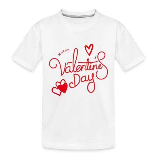 San Valentín, Moda Celebra Día 14 de Febrero - Toddler Premium Organic T-Shirt